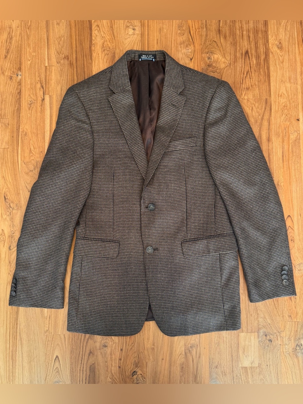 Tommy Hilfiger Sports Coat Men’s 36 Regular Houndstooth Blazer